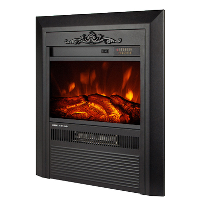 Șemineu electric incorporabil Cristina, 590x521x163 mm, 2000W, 2 trepte de încălzire, 5 niveluri ale intensității flăcărilor, Timer