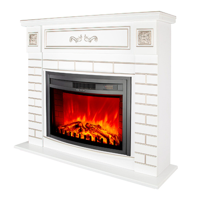 Electric fireplace Orion & Zakynthos, 1005x1150x330 mm, 1500W, 2 heating levels, 5 flame brightness levels, Timer