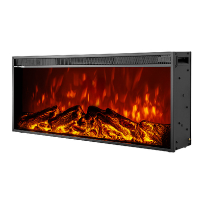 Șemineu electric incorporabil Tasmania, Art Flame, 367x883x160 mm, 1500W, 2 trepte de încălzire, 5 niveluri ale intensității flăcărilor, Timer