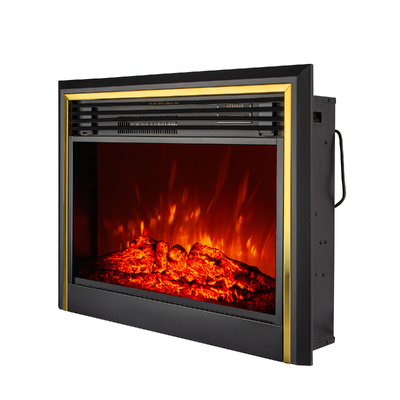 Șemineu electric incorporabil Richi, Art Flame, 654x816x232 mm, 1950 W, Efect trosnet de lemne, 5 niveluri ale intensității flăcărilor, Timer