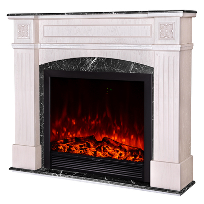 Șemineu electric Josefina maxi & Maximus, 1365x1570x320 mm, 1500W, 3 culori ale flăcărilor, 5 niveluri ale intensității flăcărilor, Timer