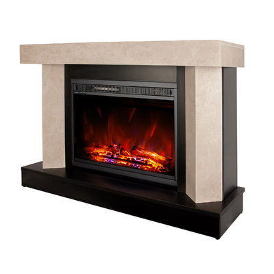 Șemineu electric Palermo mini & Lorance color, Art Flame, 750x1050x320 mm, 1500W, 3 culori ale flăcărilor, 2 trepte de încălzire, 5 niveluri ale intensității flăcărilor