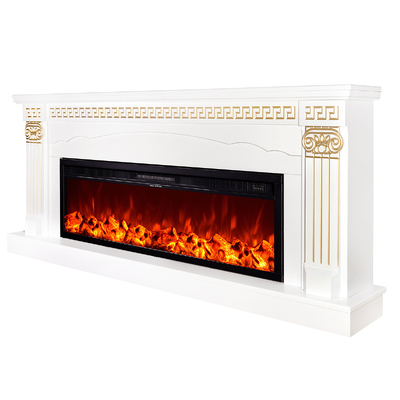 Șemineu electric Calisto XL & Tanzania, Art Flame, 820x1900x300 mm, 1500W, 2 trepte de încălzire, 5 niveluri ale intensității flăcărilor, Timer