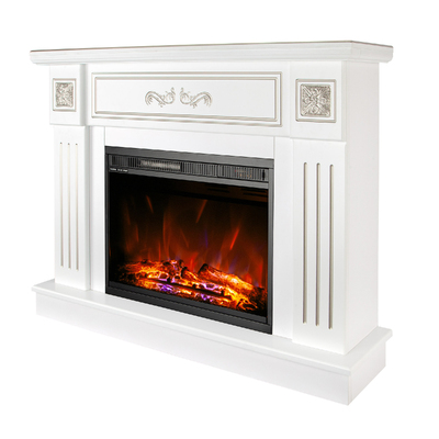 Șemineu electric Praga & Lorance color, Art Flame, 883x1087x290 mm, 1500W, 3 culori ale flăcărilor, 2 trepte de încălzire, 5 niveluri ale intensității flăcărilor