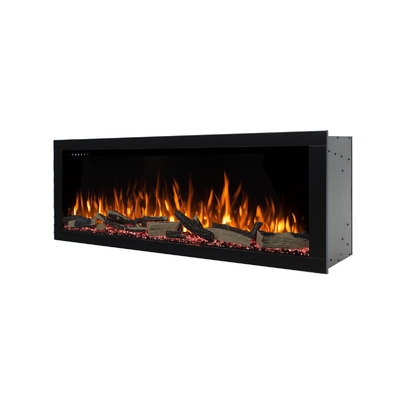 Mexico 43 built-in electric fireplace, Art Flame, 480×1100×250 mm, 1500W, over 100 color combinations, thermostat, logs and crystals