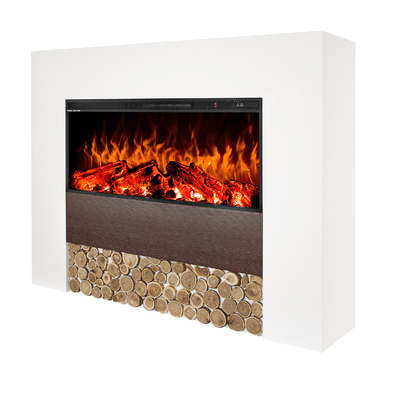 Șemineu electric Fyrion & Tasmania, Art Flame, 1000x1300x300 mm, 1500W, 2 trepte de încălzire, 5 niveluri ale intensității flăcărilor, Timer