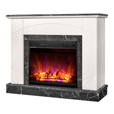 Șemineu electric Madeira lux & Lorance color, Art Flame, 850x1100x270 mm, 1500W, 3 culori ale flăcărilor, 2 trepte de încălzire, 5 niveluri ale intensității flăcărilor