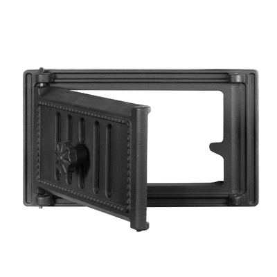Ușă cenușar pentru sobă B 101, 310*190 mm, Fontă,  Rezistență 700-950℃, Deschidere rotativă
