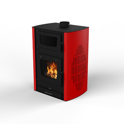 Sobă pe lemne Lava, Art Flame, 867,3x588x710,8 mm, 14,4kW