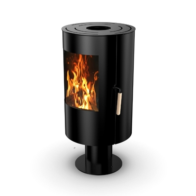 Sobă pe lemne Volcano, Art Flame, 1006x480x526,7 mm, 7kW