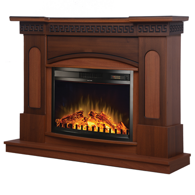 Electric fireplace Franco & Zakynthos, Art Flame, 1020x1300x400 mm, 1500W, 2 heating levels, 5 flame brightness levels, Timer