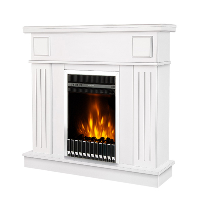 Șemineu electric Marina & Gala silver, Art Flame, 997x1034x270 mm, 2000W, Termostat, 5 niveluri ale intensității flăcărilor, Timer