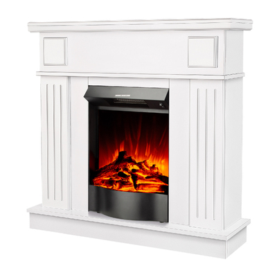 Șemineu electric Marina & Corsica, Art Flame, 997x1034x270 mm, 1500W, 2 trepte de încălzire, 5 niveluri ale intensității flăcărilor, Buton alimentare
