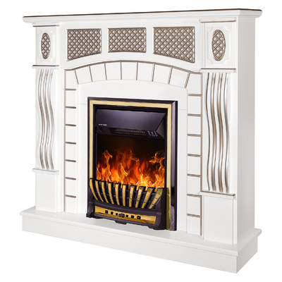 Șemineu electric Amsterdam & Meridian, Art Flame, 1120x1150x300 mm, 2000W, Termostat, 5 niveluri ale intensității flăcărilor, Timer