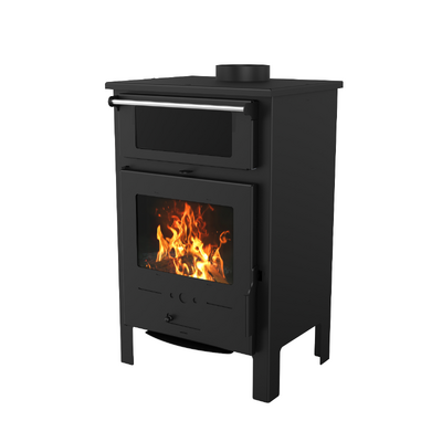 Sobă pe lemne Olympus, Art Flame, 892x542x463 mm, 9kW