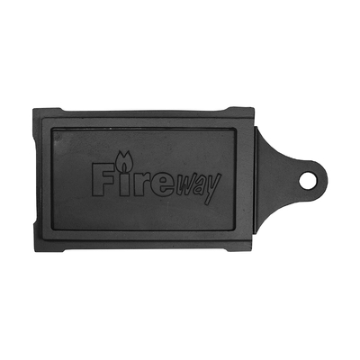 Clapetă pentru coș de fum Z 102, 390×190 mm, fontă, rezistență 700–950 ℃, mecanism glisant