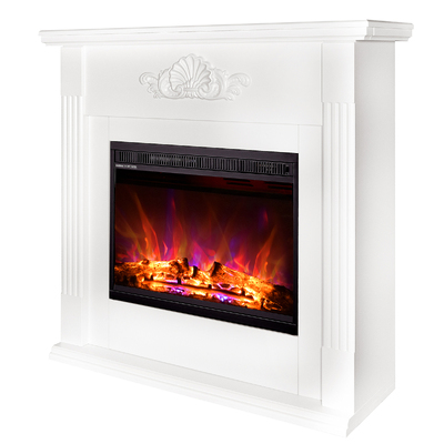 Șemineu electric Sofia & Lorance color, Art Flame, 1000x1000x320 mm, 1500W, 3 culori ale flăcărilor, 2 trepte de încălzire, 5 niveluri ale intensității flăcărilor