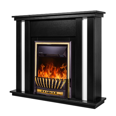Electric fireplace Gustavo & Meridian, Art Flame, 950x1100x270 mm, 2000W, Thermostat, 5 flame brightness levels, Timer