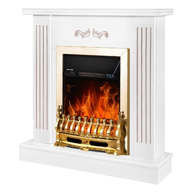 Electric fireplace Smile & Galileo gold, Art Flame, 905x940x265 mm, 2000W, Thermostat, 5 flame brightness levels, Timer