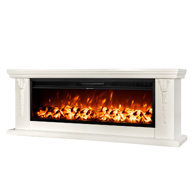 Șemineu electric Pandora & Tanzania, Art Flame, 600x1700x270 mm, 1500W, 2 trepte de încălzire, 5 niveluri ale intensității flăcărilor, Timer